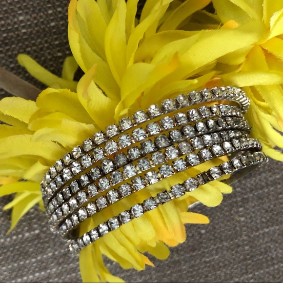 Indian/ Punjabi Silver Stone Bangles - Picture 4 of 7